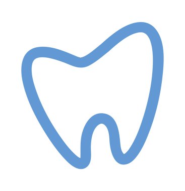 Diş rengi karalama diş bakımı tasarım elementi