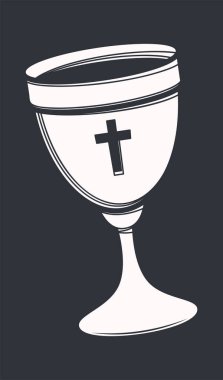 Kadeh kaldıralım Paskalya bayramında Calyx sembolü için