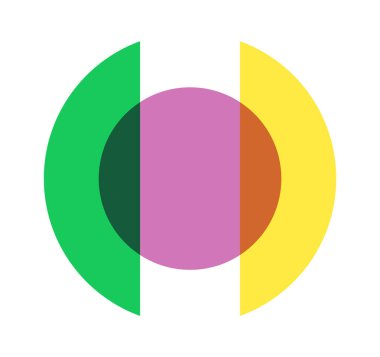 Fütürist risograf geometri sanatsal basit biçimler