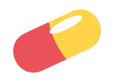 İlaç ilaç vitamin kapsülü karikatür farmakoloji ilacı