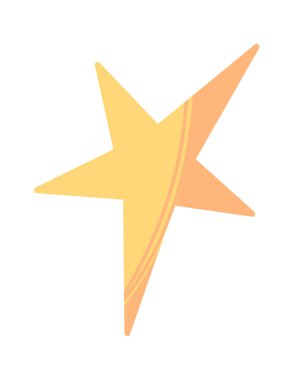 Işıldayan yıldız parlayan uzay vücut dekoratif elementi