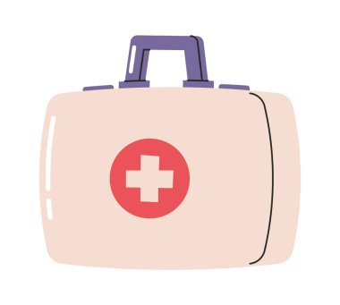 Doktor ilk yardım çantası acil durum çantası.
