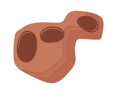 Galaksi göktaşı kayası uzayda yüzen vücut