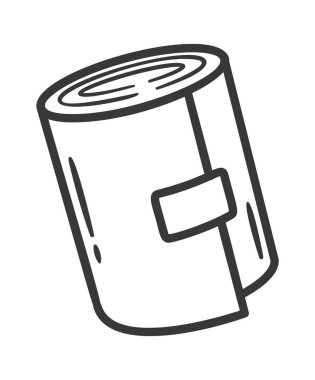 Gazlı bez rulo sıkıştırma bandı tıbbi karalama