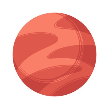 Mars kızıl gezegeni dış uzay karikatürü