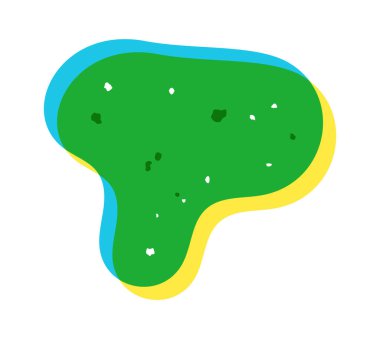 Risograph sıvı damlası geometrik element grunge dokusu