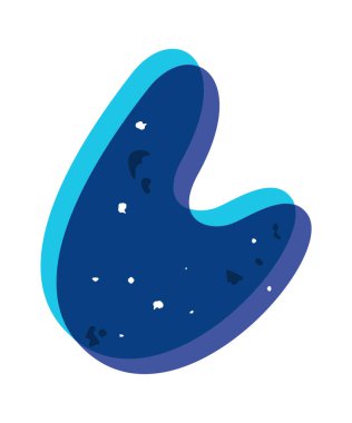 Risograph en düşük sıvı şekil elementi grunge etkisi