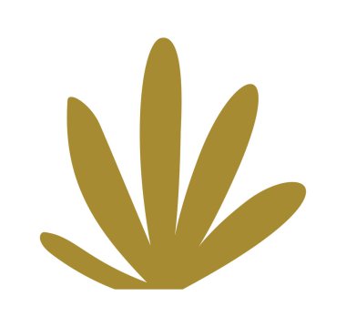 Yeşil çayır çalı karalama elementi bitki örtüsü