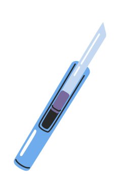 Keskin kağıt bıçak, el yapımı maket bıçağı.