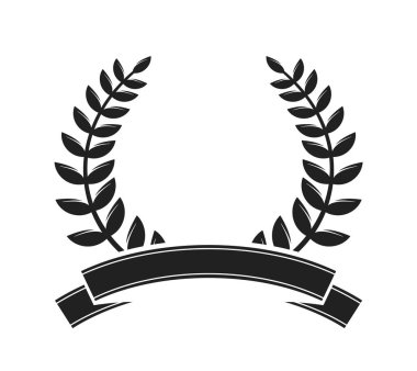 Çiçek süsü defne çelengi dal tasarımı ögesi