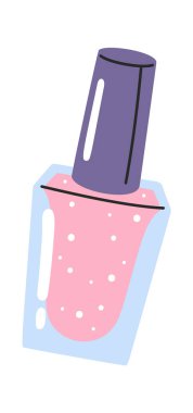 Kapalı tırnak cilası, el boyası kabı şişesi.