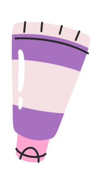 Güneş kremi el çizimi yaz kozmetik tüpü