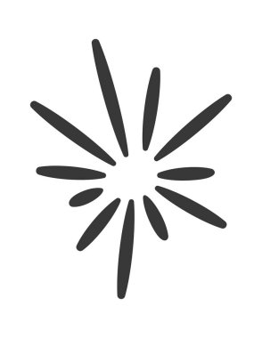 Patlayan ışınların şekli kıvrımlı karalamalar siyah graffitiler.