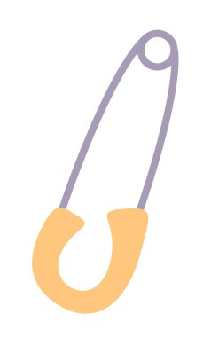 Emniyet iğnesi dikiş malzemesi tasarım ögesini bağla