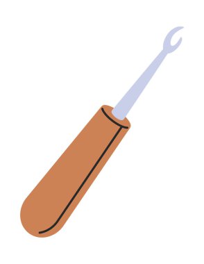 Deri kenarlı içki makinesi işçiliği öğesi dikiliyor