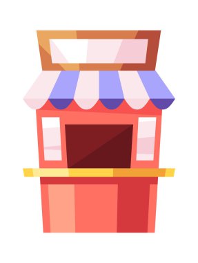 Lunapark para gişesi ofis binası ekipmanı