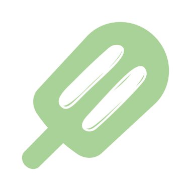 Dondurma boho tatlı plaj atıştırmalık tasarım elementi