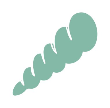 Deniz kabuğu yaz plaj tasarımı elementi