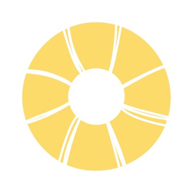 Şişirilebilir kauçuk halka yaz plaj dinlenme tasarımı