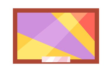 Yatay çerçeve müze sanat galerisi çizgi filmi