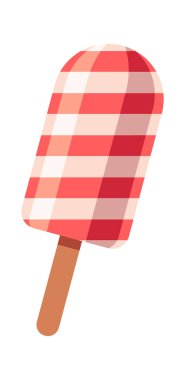 Çizgili Amerikan dondurması, vatansever yemek tatlısı.