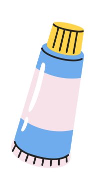 Hayvan diş macunu çizgi film tüpü hayvan kozmetiği