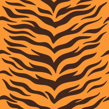 Kaplan kürksüz desenli basılabilir süs tasarımı