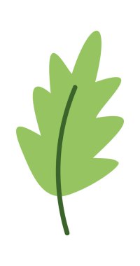 Bitki yaprağı doğa doğa elementi logo tasarımı