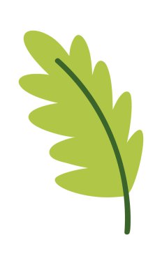 Yeşil bitki yaprağı karikatürü sağlıklı gıda etiketi