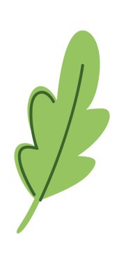 Yaprak çevresi doğa çizgi film sembolü