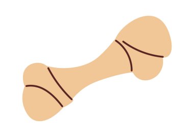 Tatlı kemik köpek çerezi el çizimi tasarımı