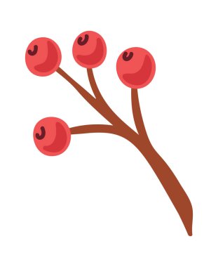 Botanik böğürtlen tasarım elementi dekoratif sanat