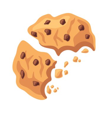 Çizgi film çikolatalı kurabiyeler, şekerleme gevrekleri.