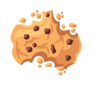 Isırılmış kurabiye festivali, çıtır çıtır fırın çizgi filmi.