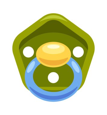 Yeşil yeni doğmuş bebek emziği çizgi film emme aksesuarı