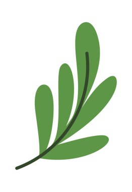 Dekoratif şube Noel kış tatili tasarım elementi