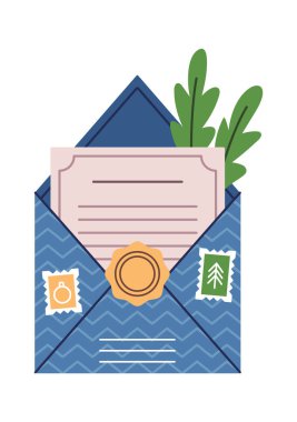 Kutlama kartı iletisiyle açılan Noel zarfları