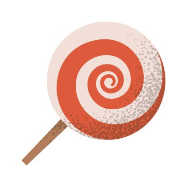 Noel lolipopu Santa karamel şeker geometrik tasarımı