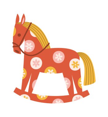 Mutlu Noeller sallanan atlar için parmak izi tasarımı