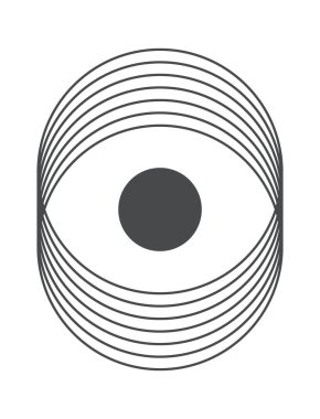 Gelecekçi orta yüzyıl dekoratif minimalist biçim tasarımı