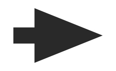 Klasik bilgisayar arayüzü imleç basit tasarım ögesi