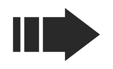 Okun şekli siyah işaretçi tasarım ögesi değiştiriliyor