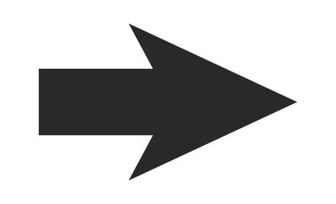 Klasik tıklamalı ok modayı tasarım ögesi