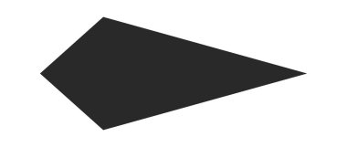 Basit imleç sembolü siyah minimal tasarım ögesi