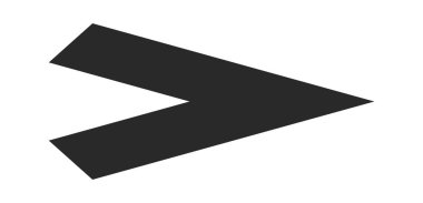 Basit fare tıklama işaretçisi siyah tasarım ögesi