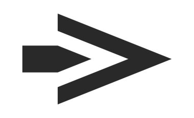 Ok siyah imleç ağ tasarım imleç sembolü