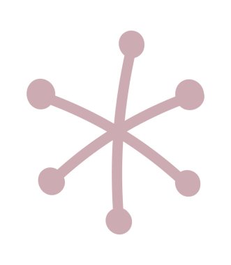 Basit kar taneleri Noel kış tatili dekorasyonu