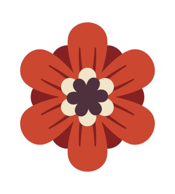 Çiçek açan Noel dekoratif elementleri halk tarzı