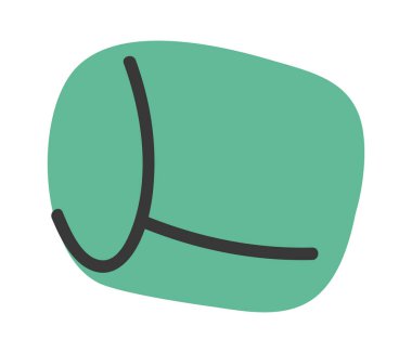 Yeşil marşmelov Noel şekerlemeleri elle çizilmiş tasarım