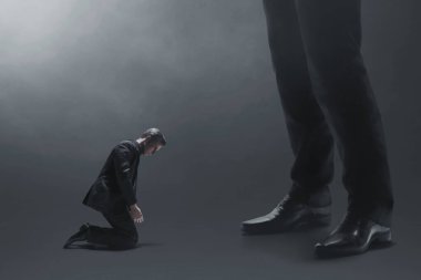 Üzücü iş adamı 3D illüstrasyon